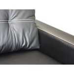 Hotdeal 3seat Lshape sofa- Black